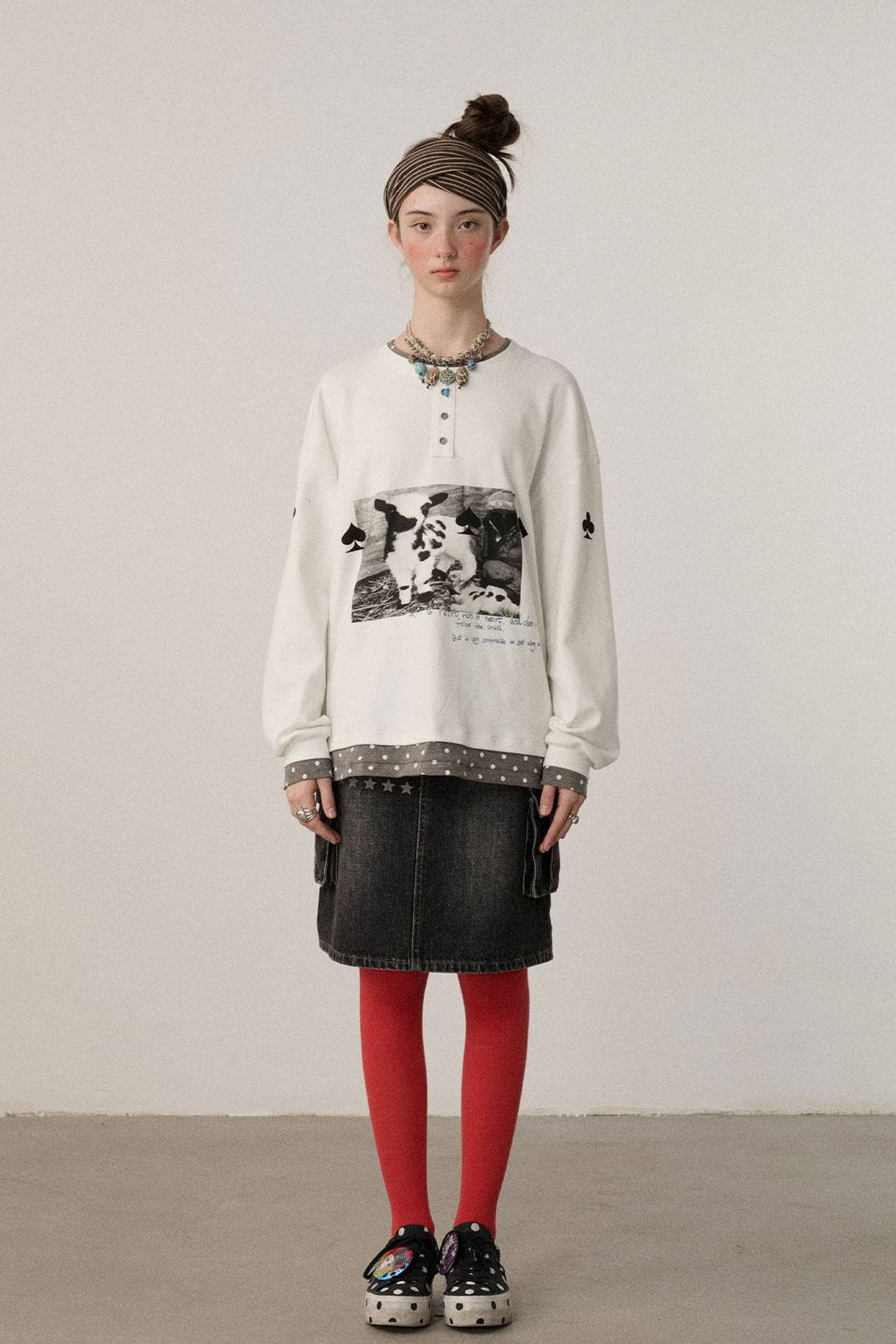 Printed Cotton Long Sleeve