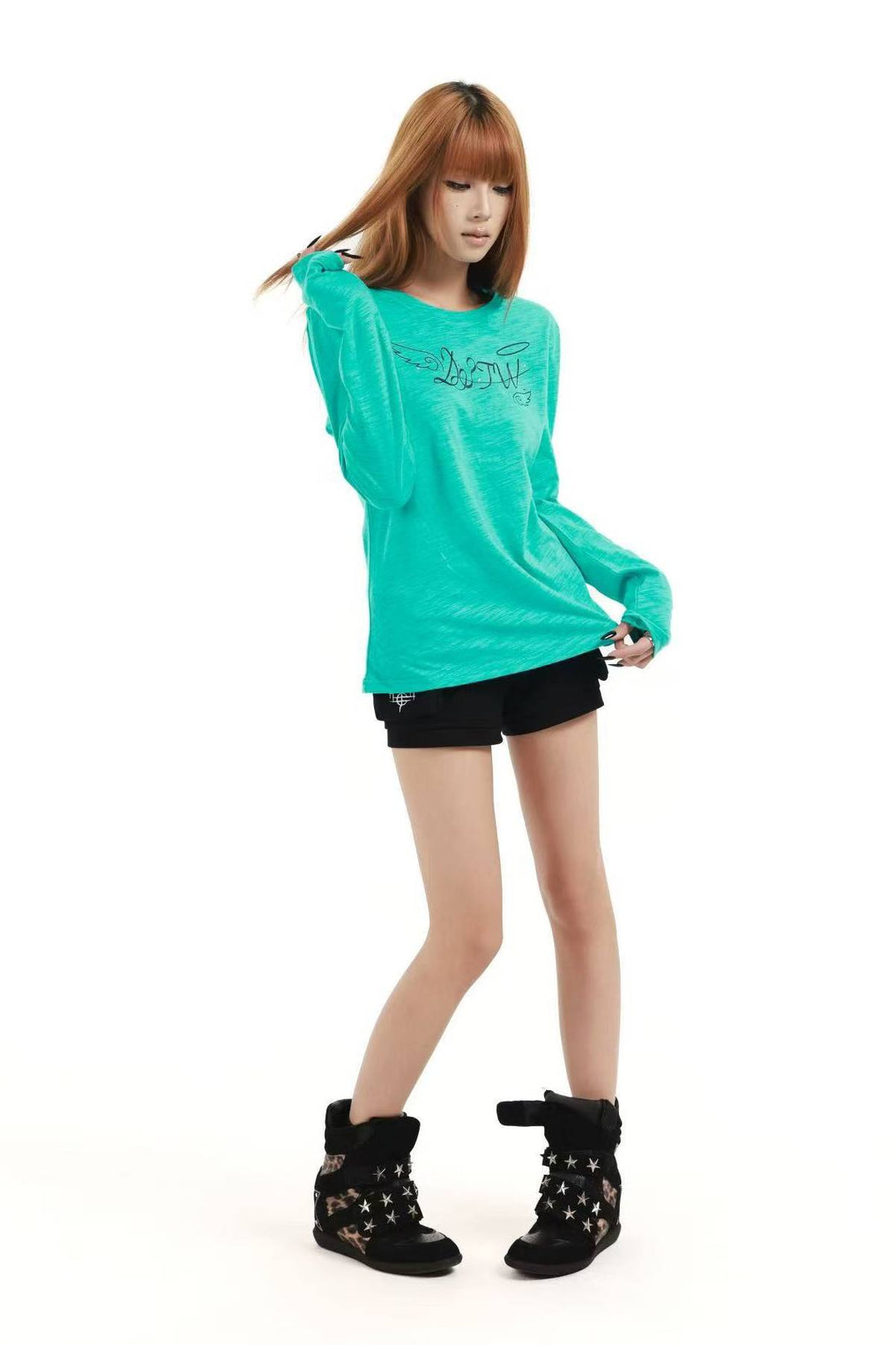 Angel Graphic Longsleeve Top