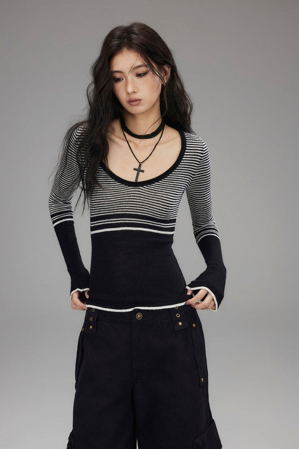 Sophie Stripe Knit Top
