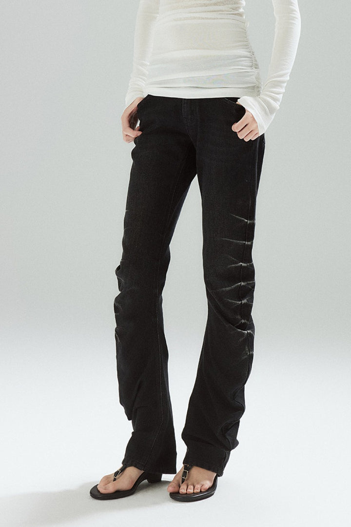 Nira Slim Ruched Jeans