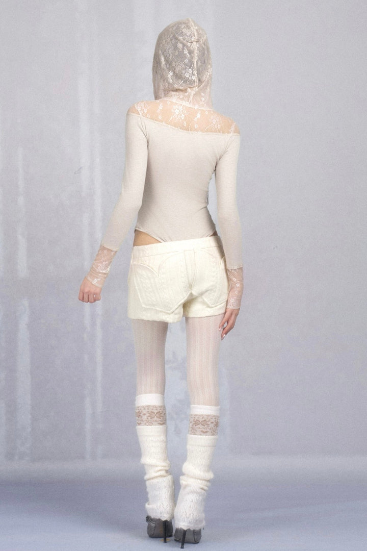 Elia Lace Hood Bodysuit