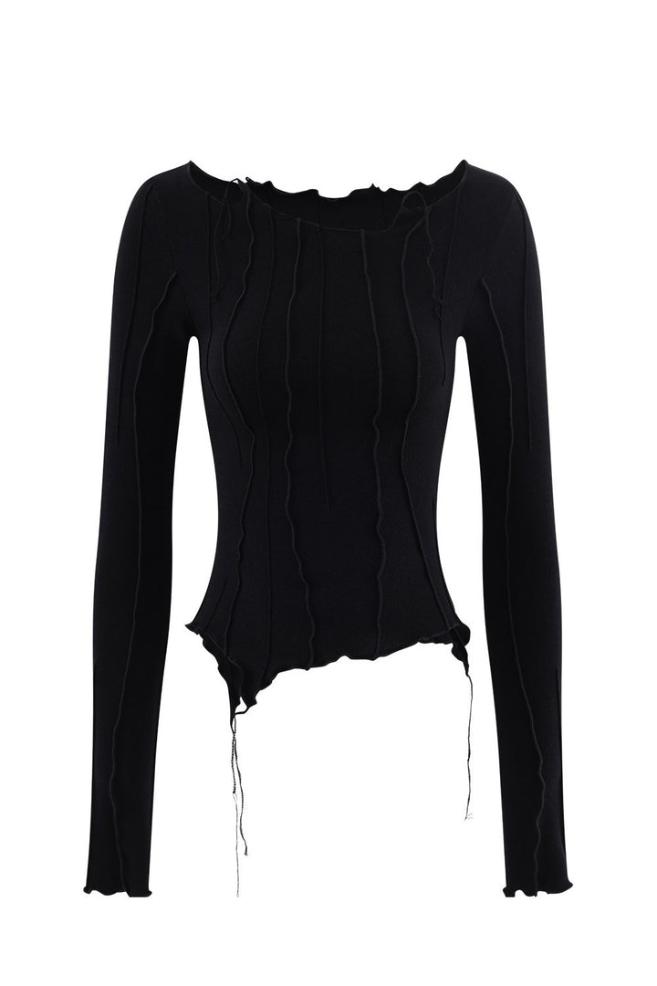 Seline Wave Seam Top