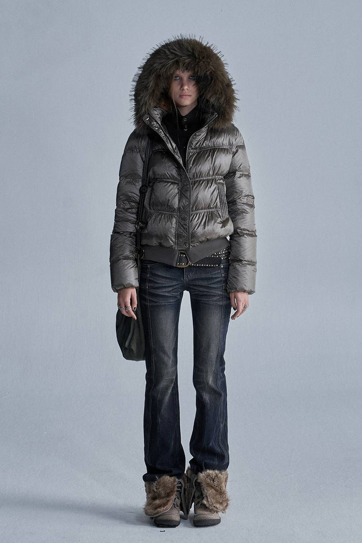 Fur Hood Puffer Jacket