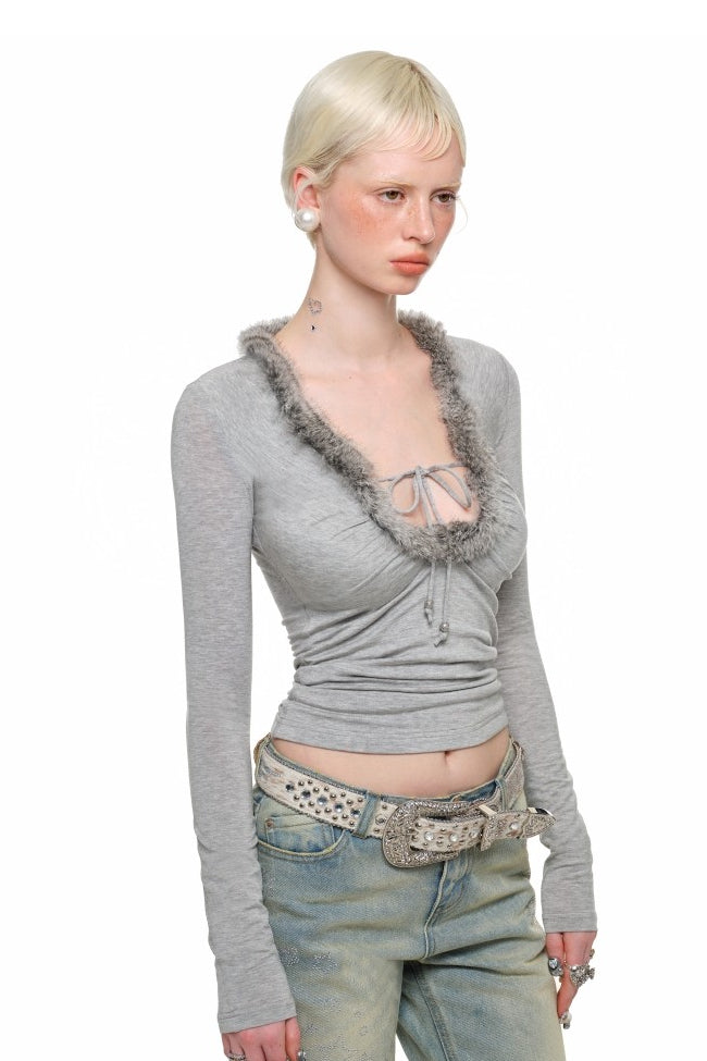 Nina Ruched Plush Top