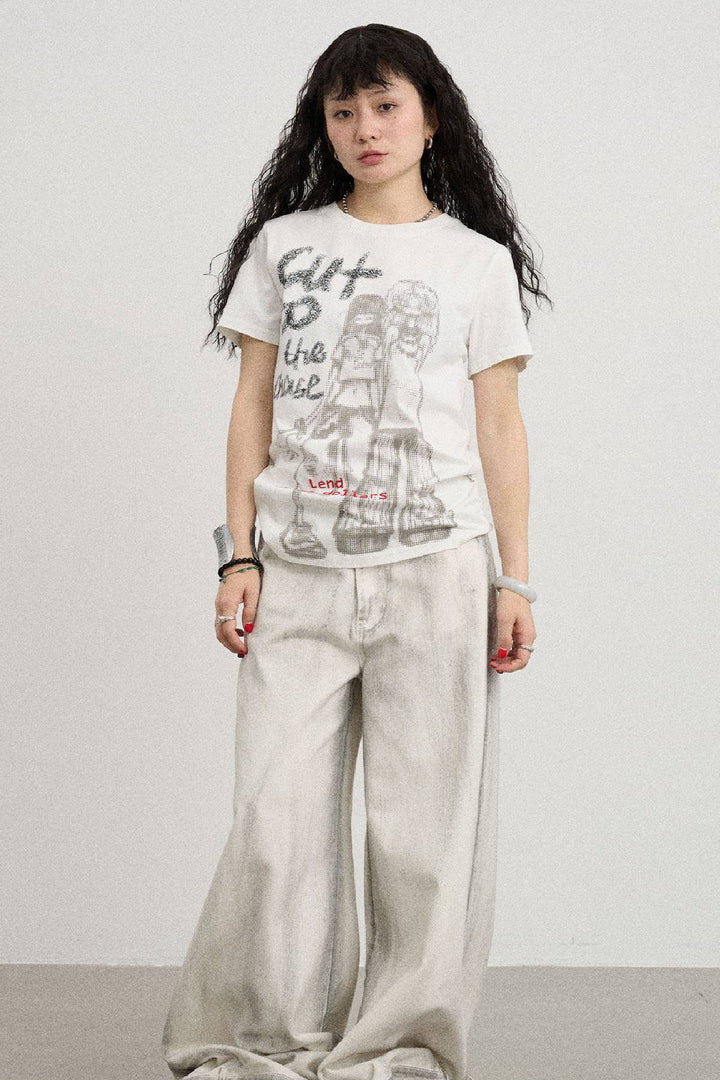 Faded Replay Girl Tee