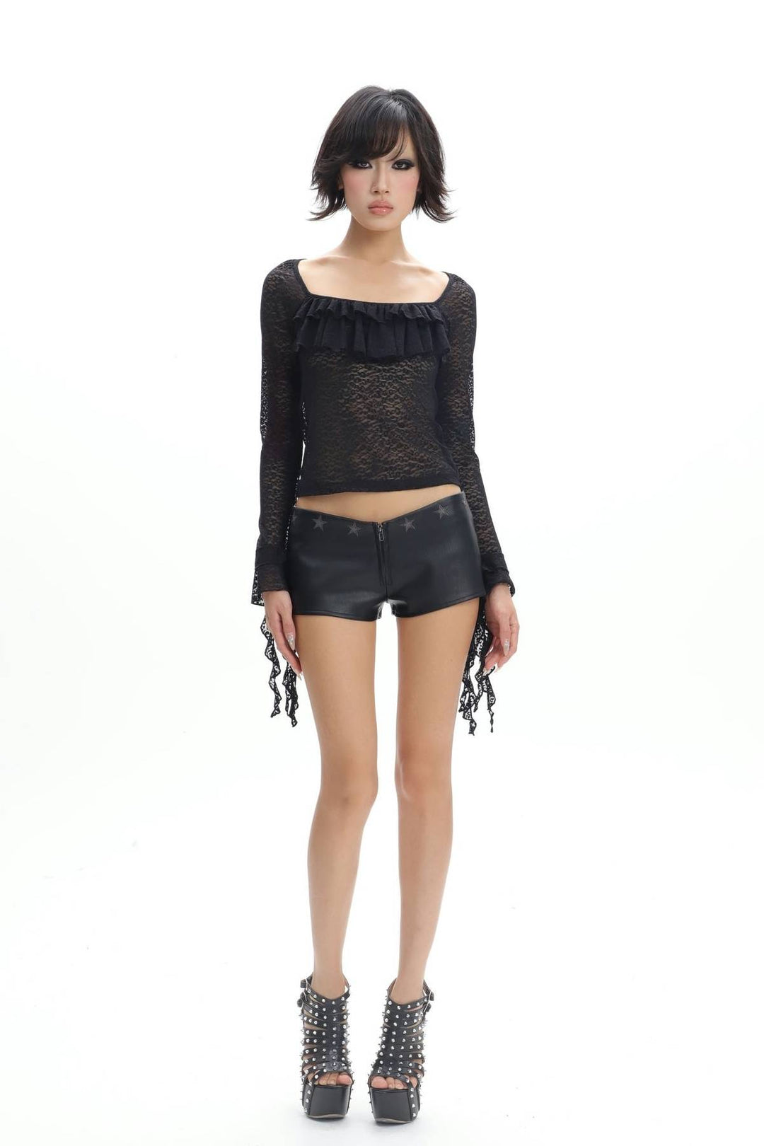 Sheer Leopard Lace Top