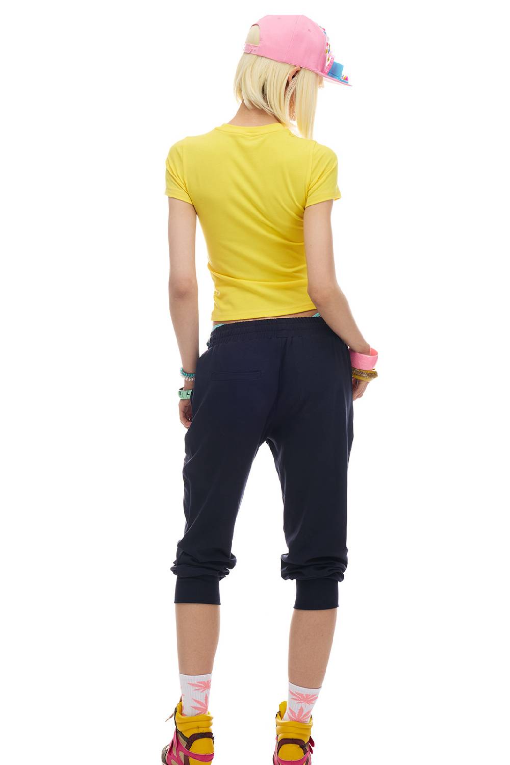 Neon Graphic Fitted Top
