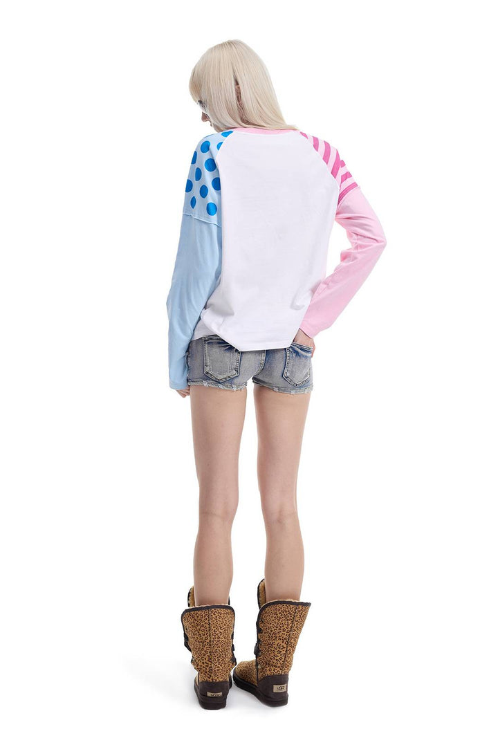 Colorblock Graphic Longsleeve