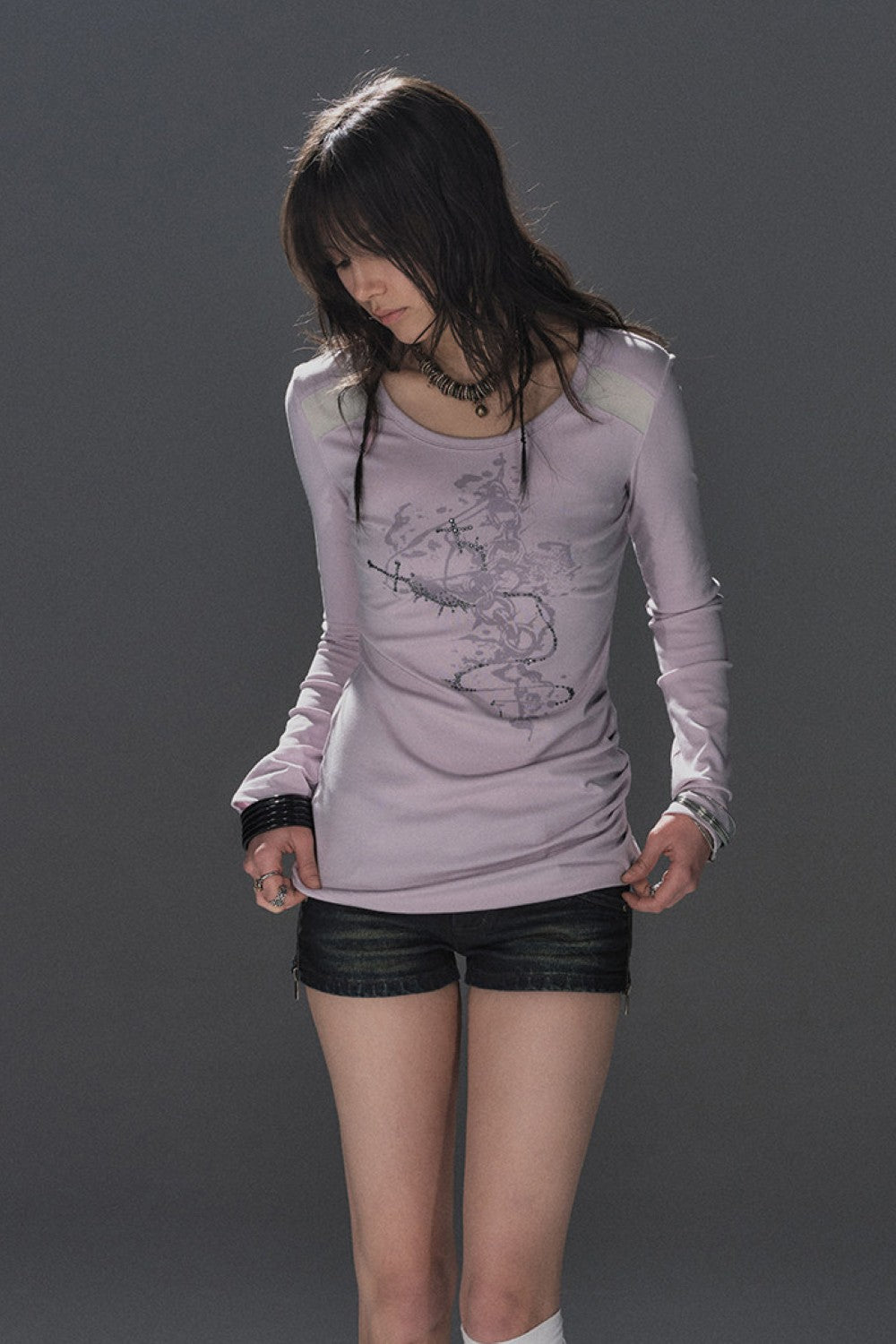 Seryn Slim Crystal Shirt