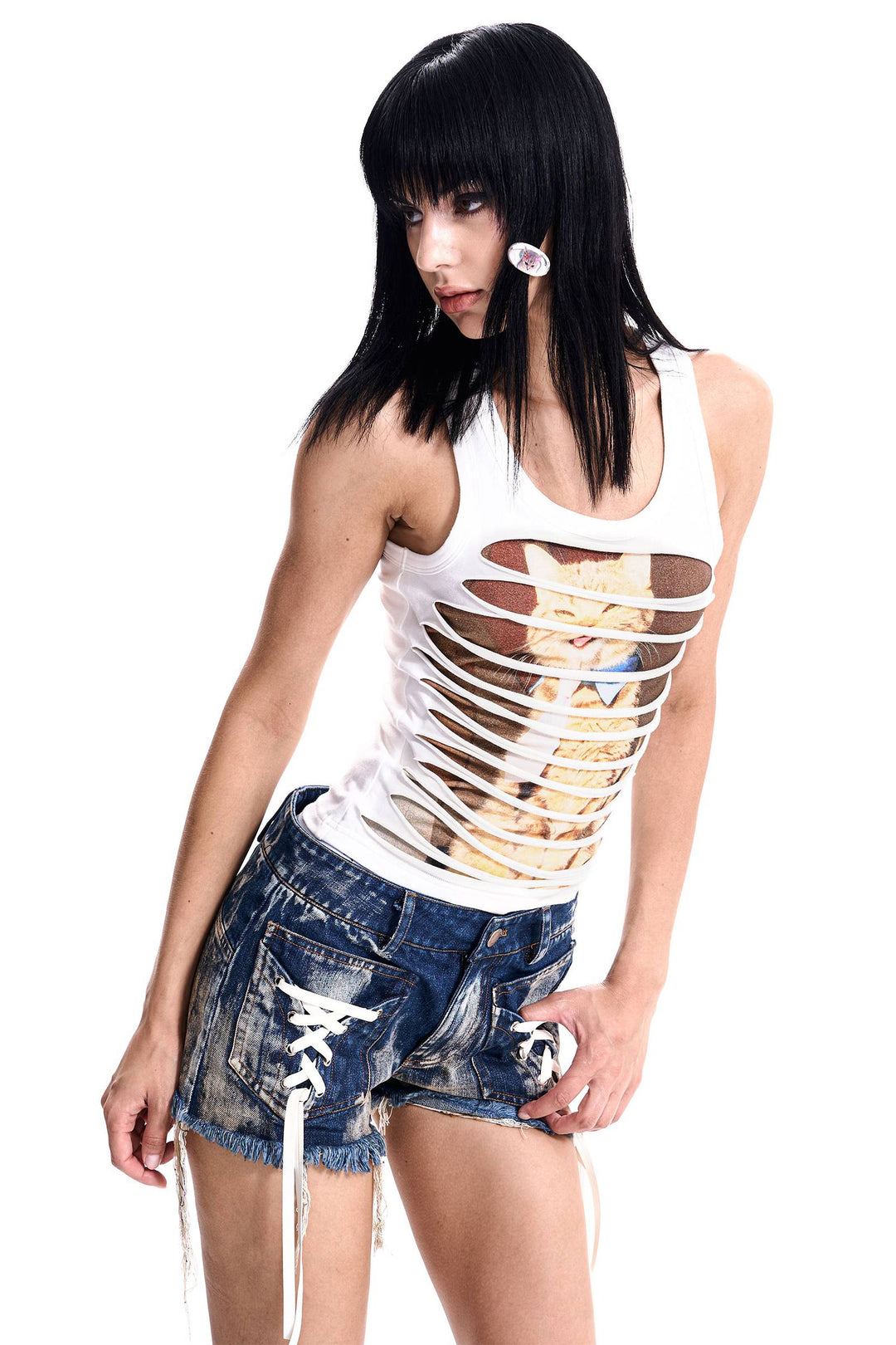 Kitty Cut-Out Tank