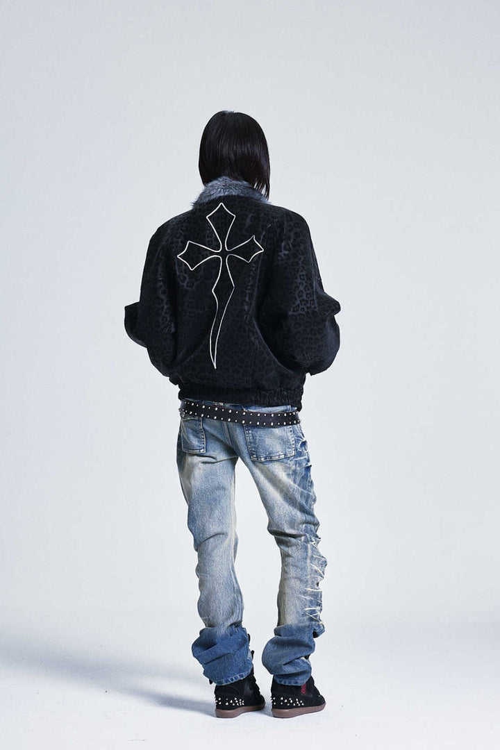 Leopard Royal Cross Jacket