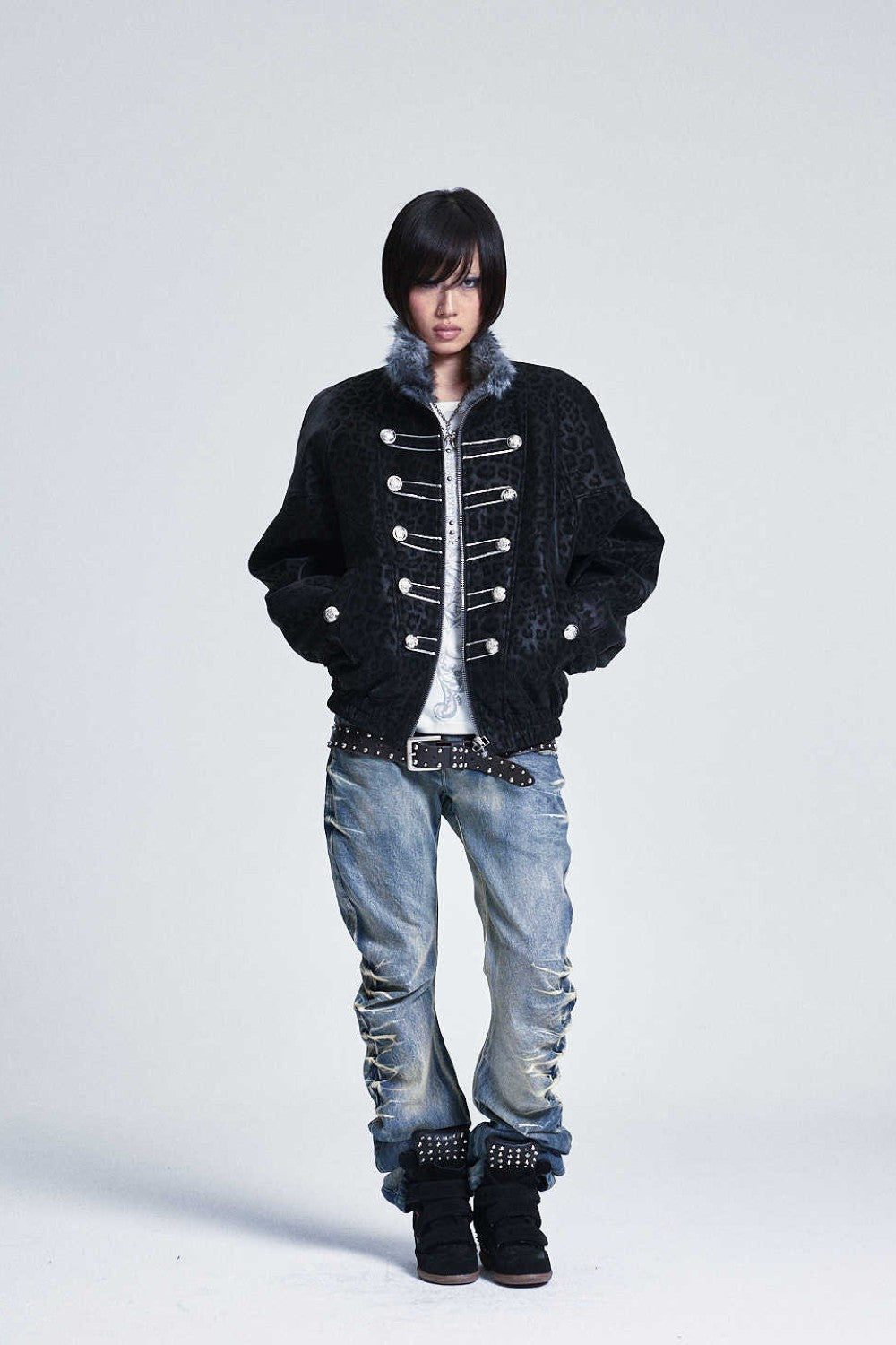 Leopard Royal Cross Jacket