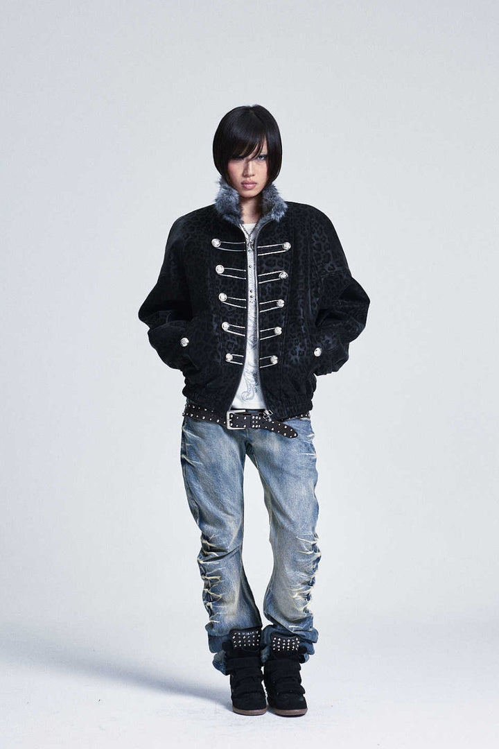 Leopard Royal Cross Jacket