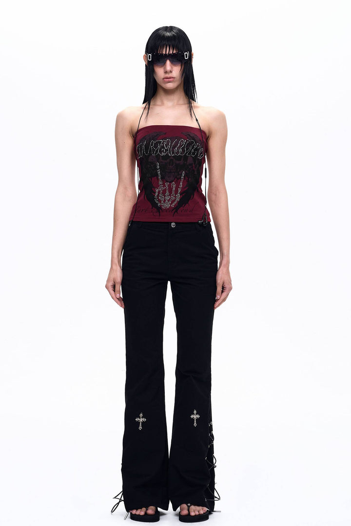 Crystal Skull Tube Top