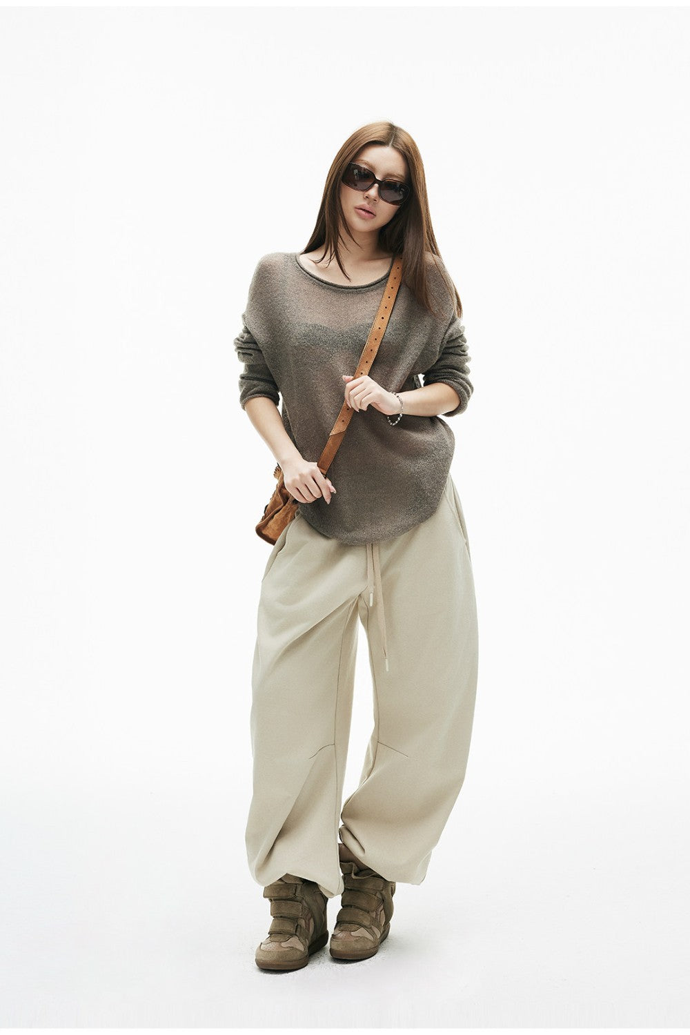 June Slouchy Sheer Top