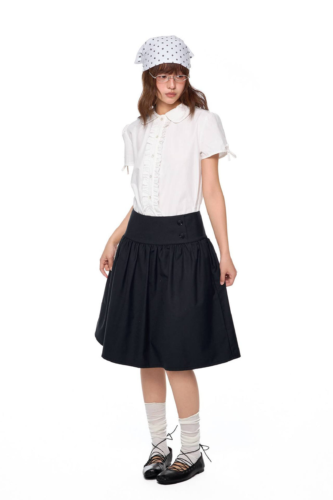 Flowy Panel Midi Skirt