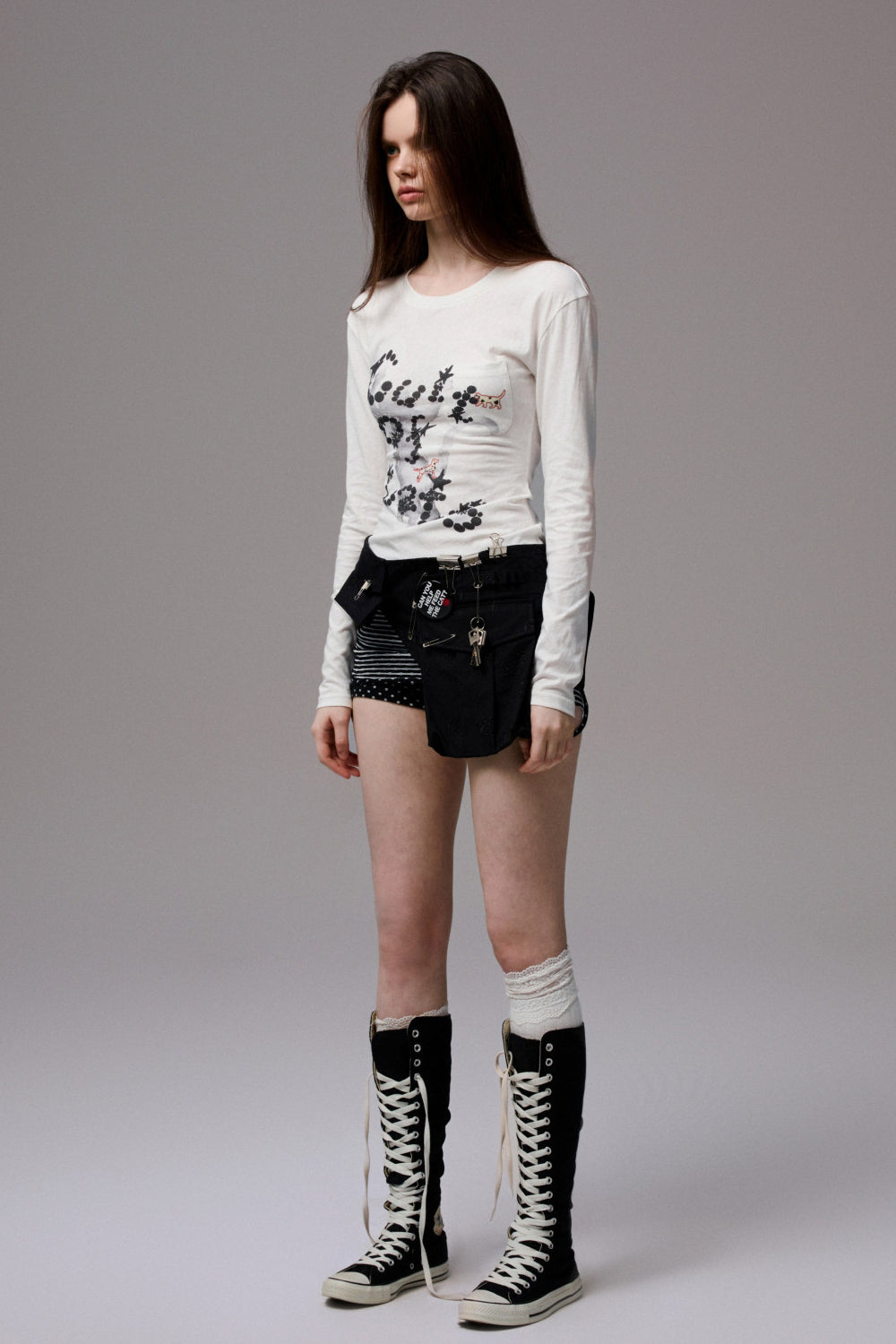 Cleo Cutout Graphic Shirt