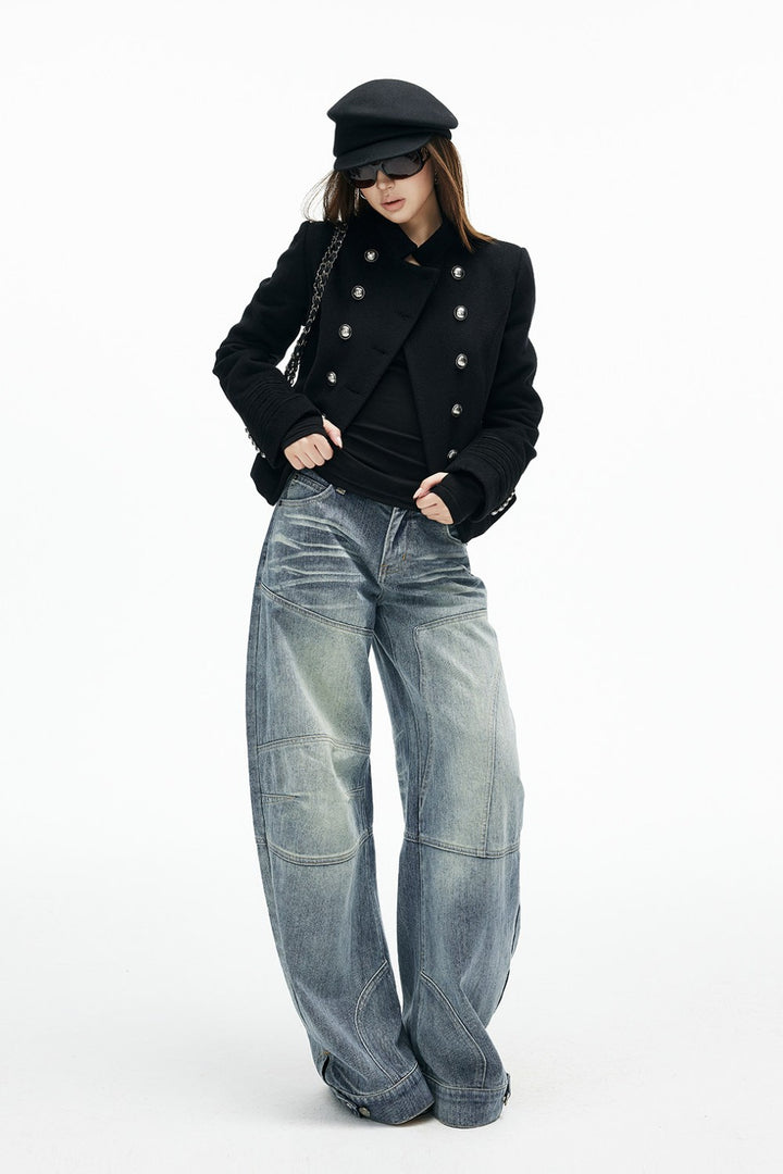 Mona Curved Panel Jeans
