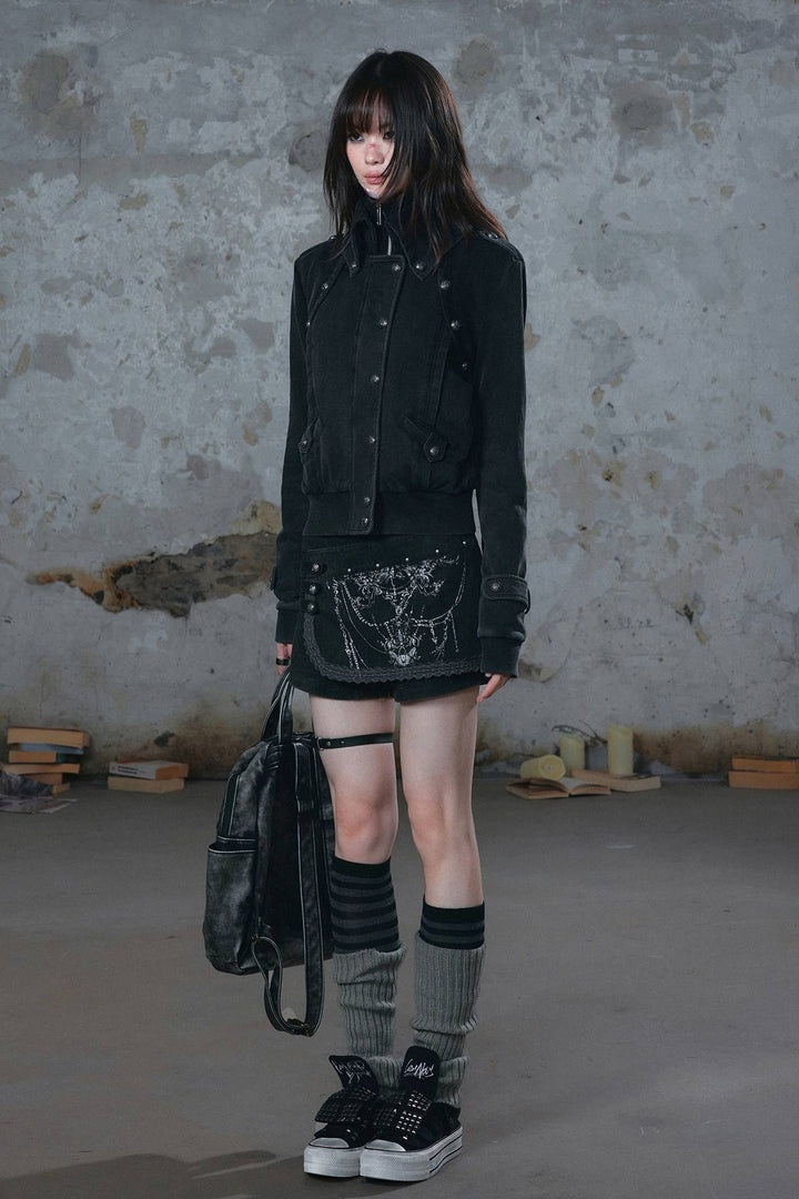 Layered Lace Trim Shorts