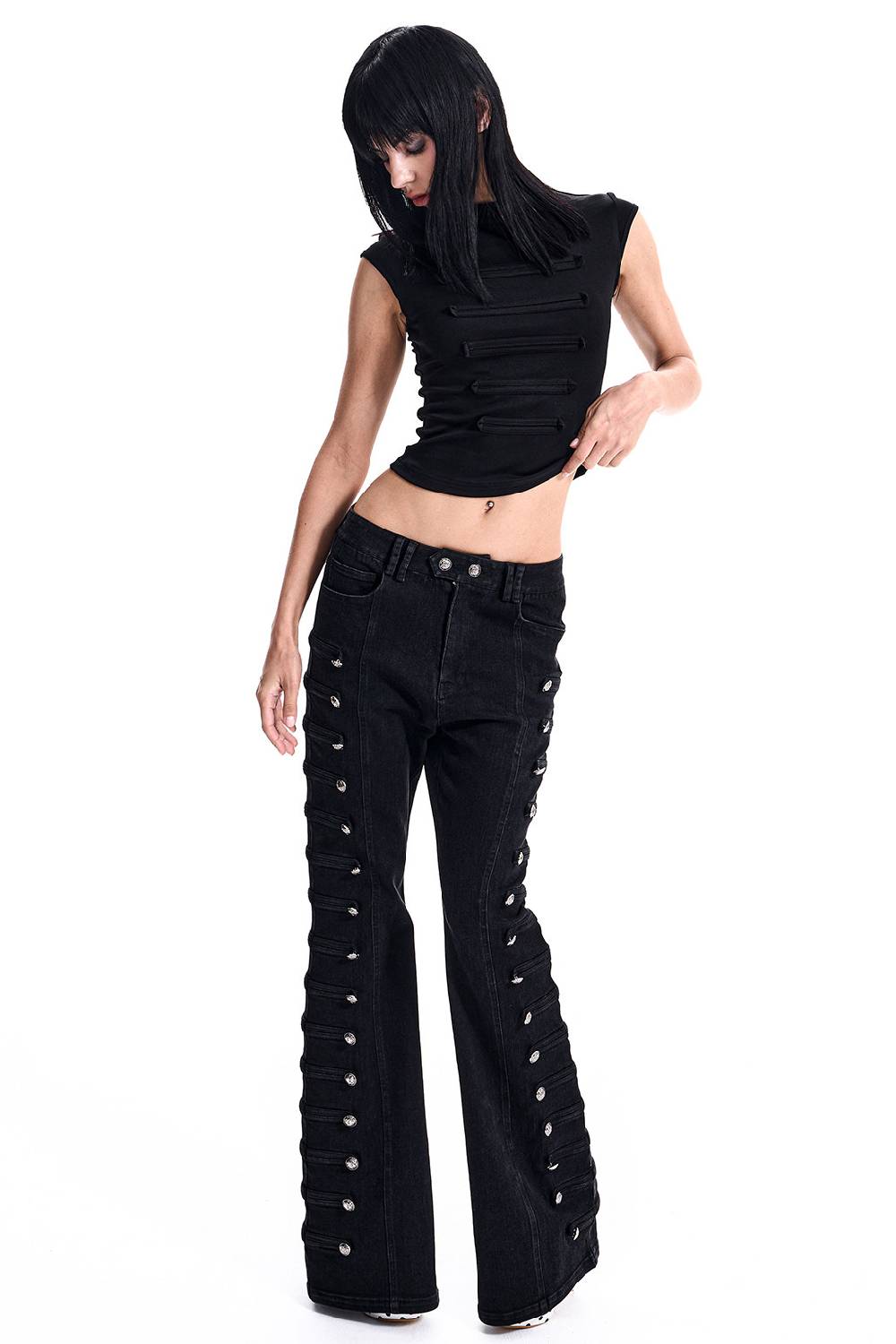 Fitted Loop Detail Top