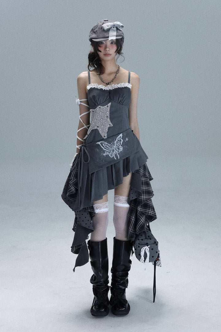 Faded Wings Mini Dress
