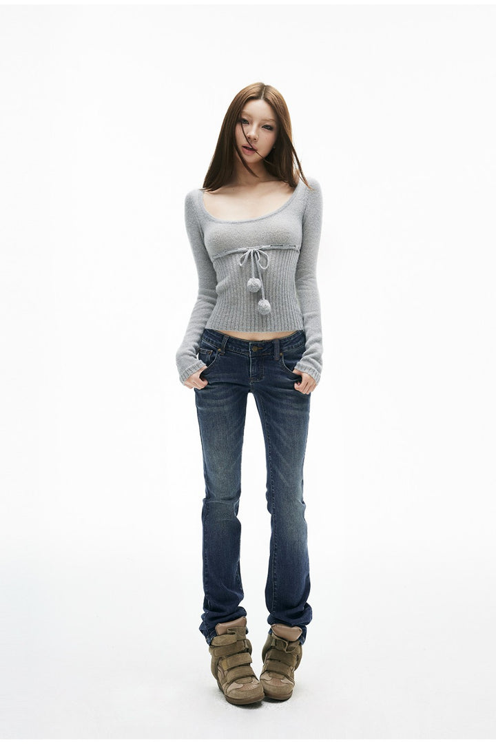 Lily Drawstring Knit Top