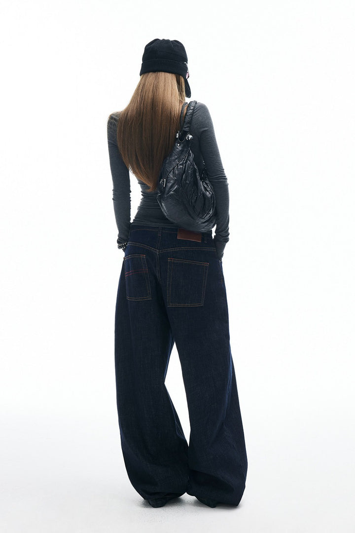 Iris Vintage Button Jeans