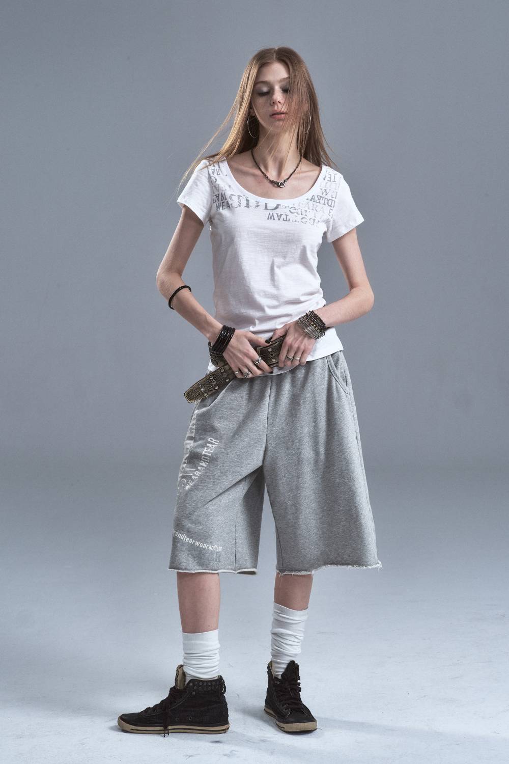 Heather Grey Culottes