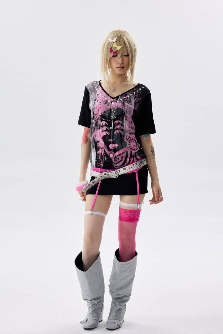 Two Way Graphic T-Shirt