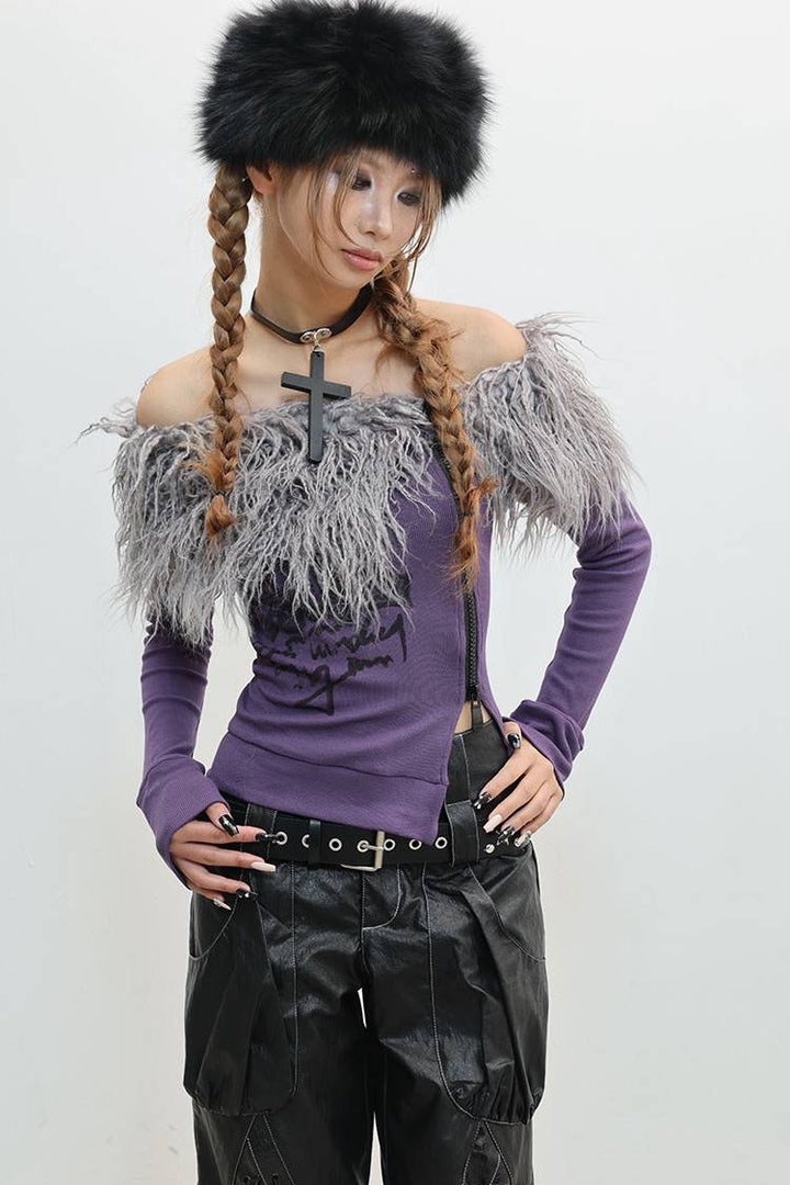 Soft Faux Fur Top
