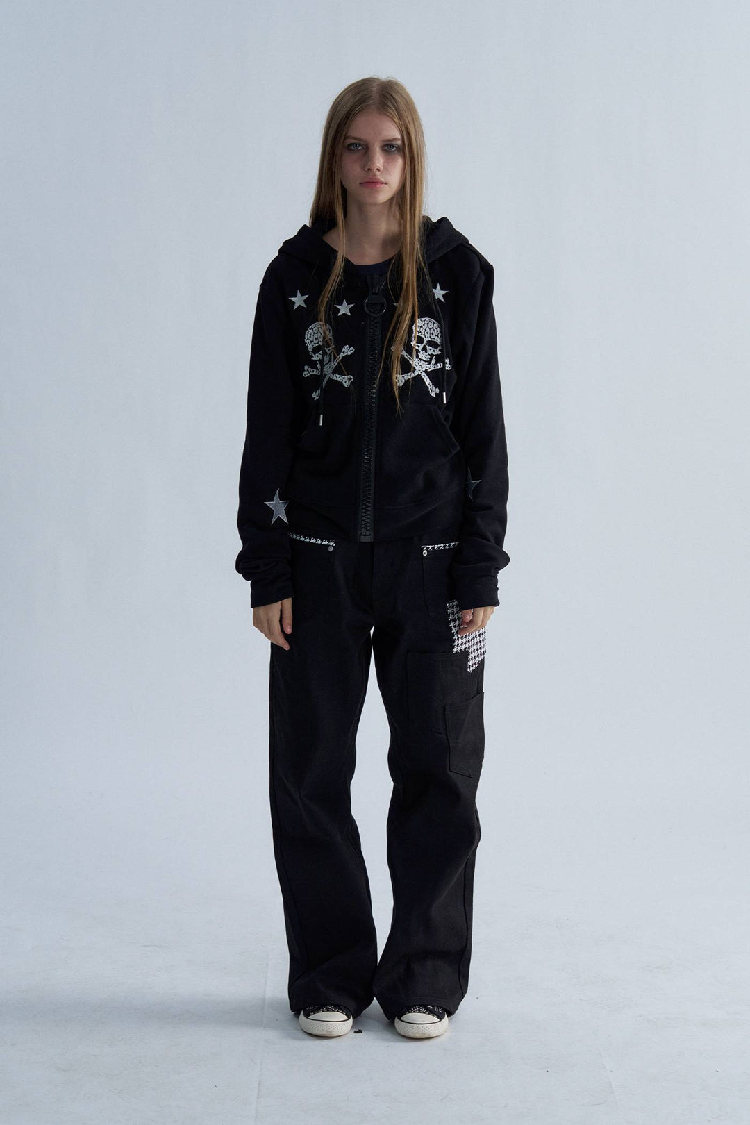 Deadstar Skull Zip Hoodie