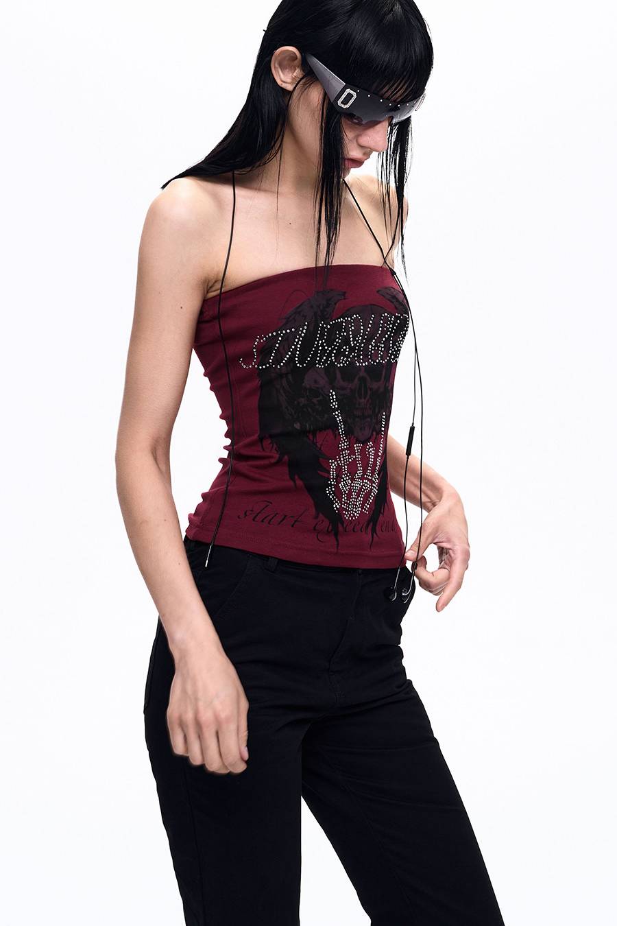 Crystal Skull Tube Top