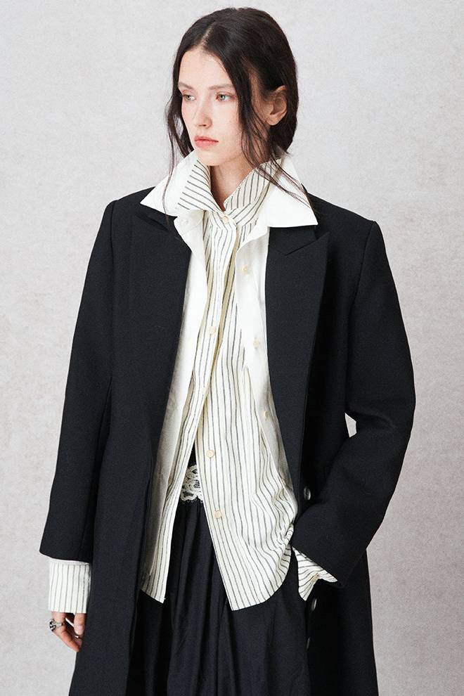 Double Collar Panel Shirt
