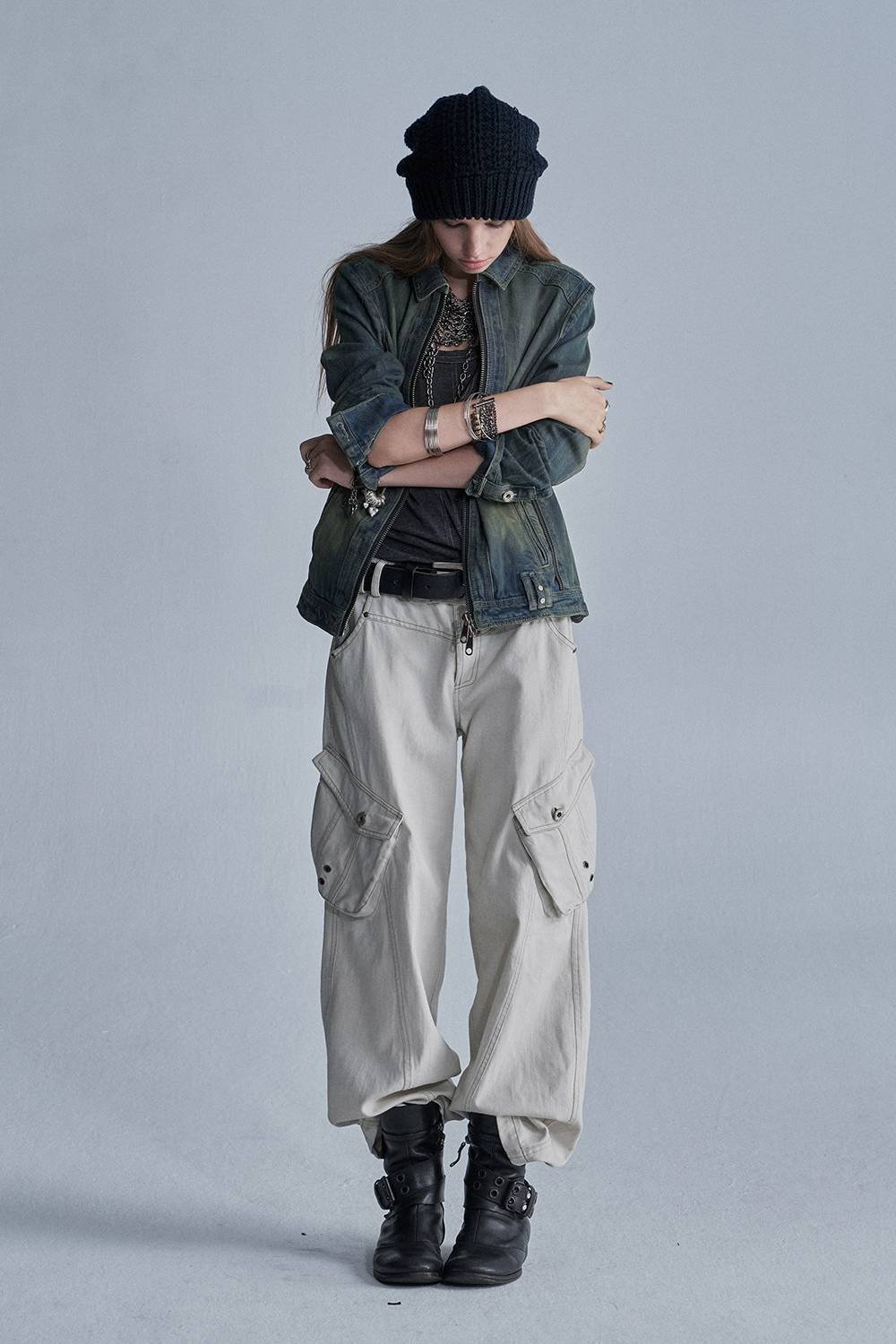 Faded Static Denim Jacket
