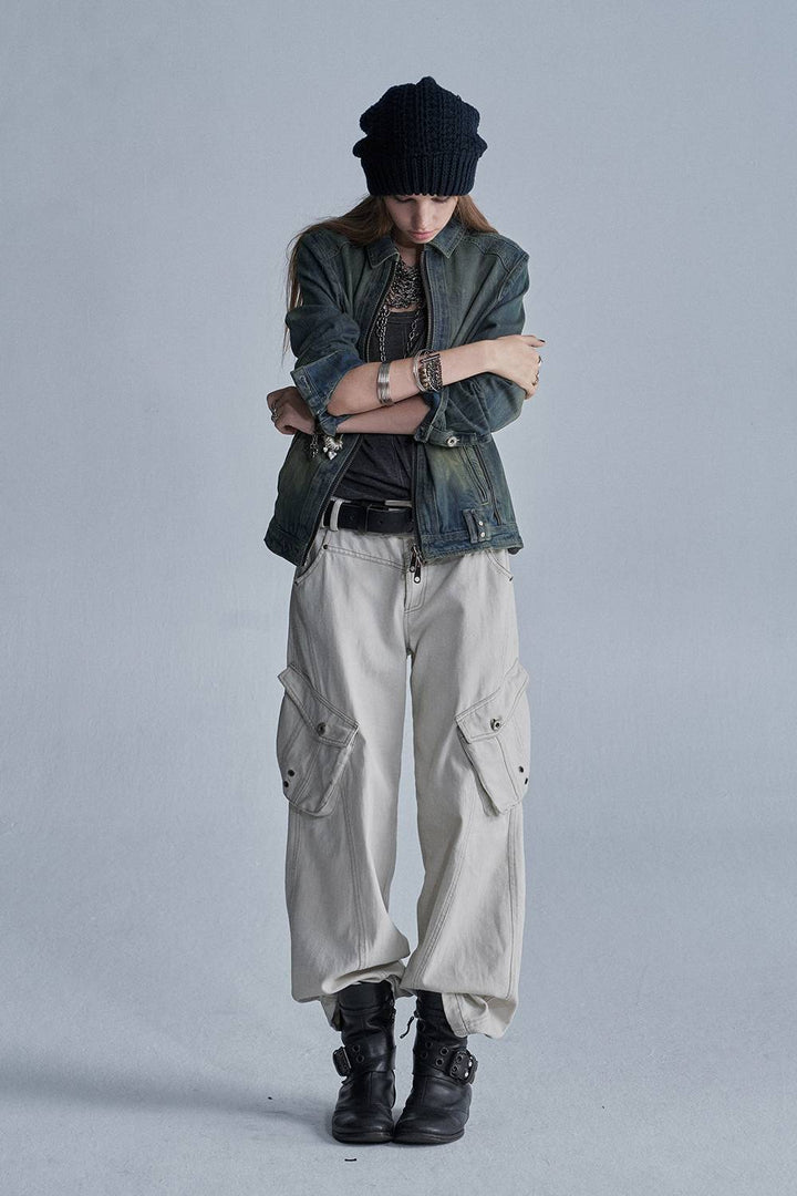 Faded Static Denim Jacket