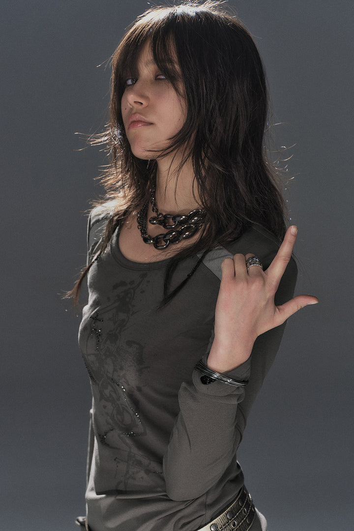 Seryn Slim Crystal Shirt