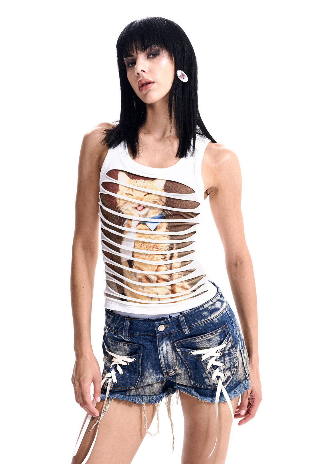 Kitty Cut-Out Tank
