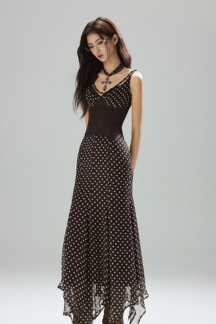 Polka Dot Slip Dress