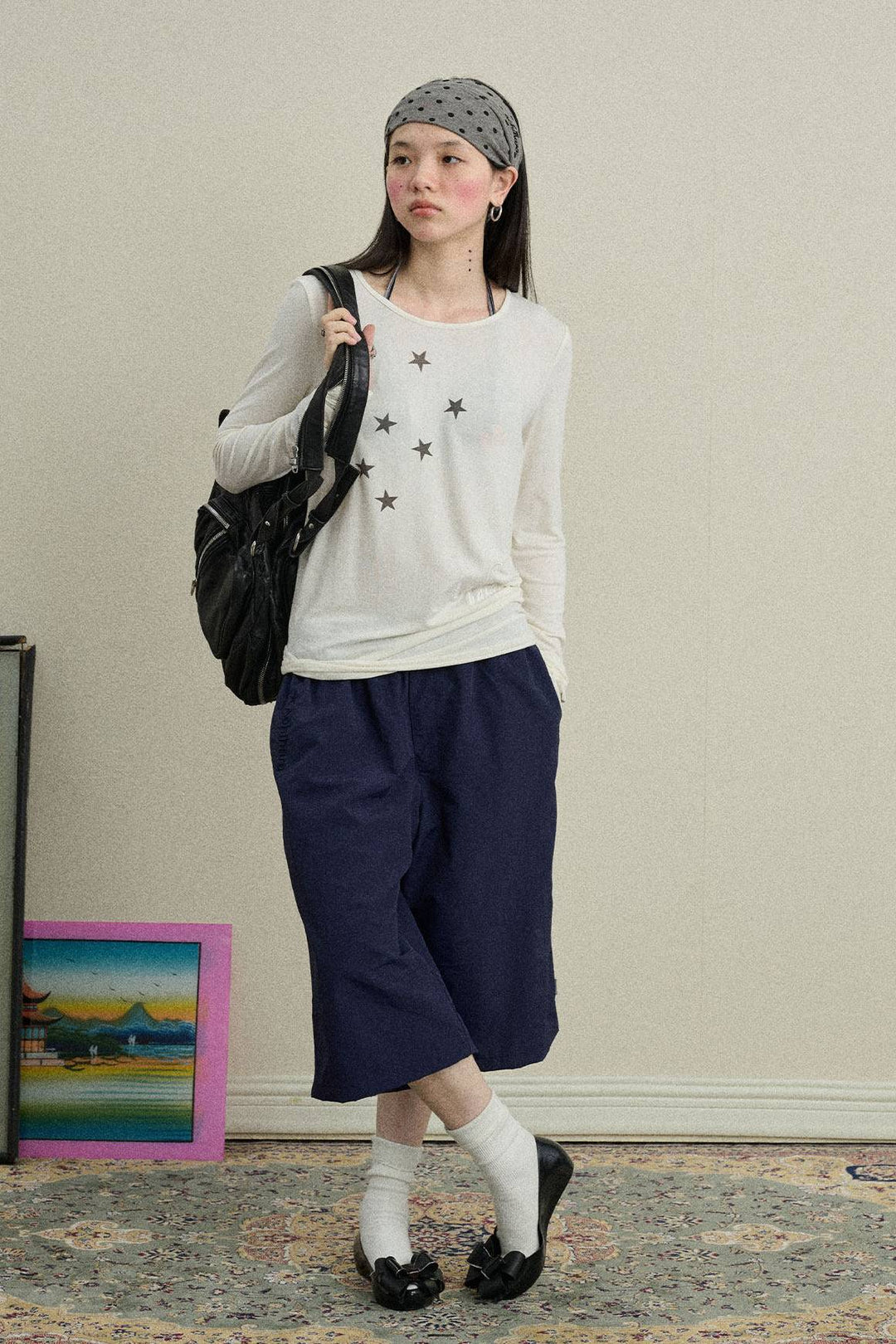 Star Line Long Sleeve Top