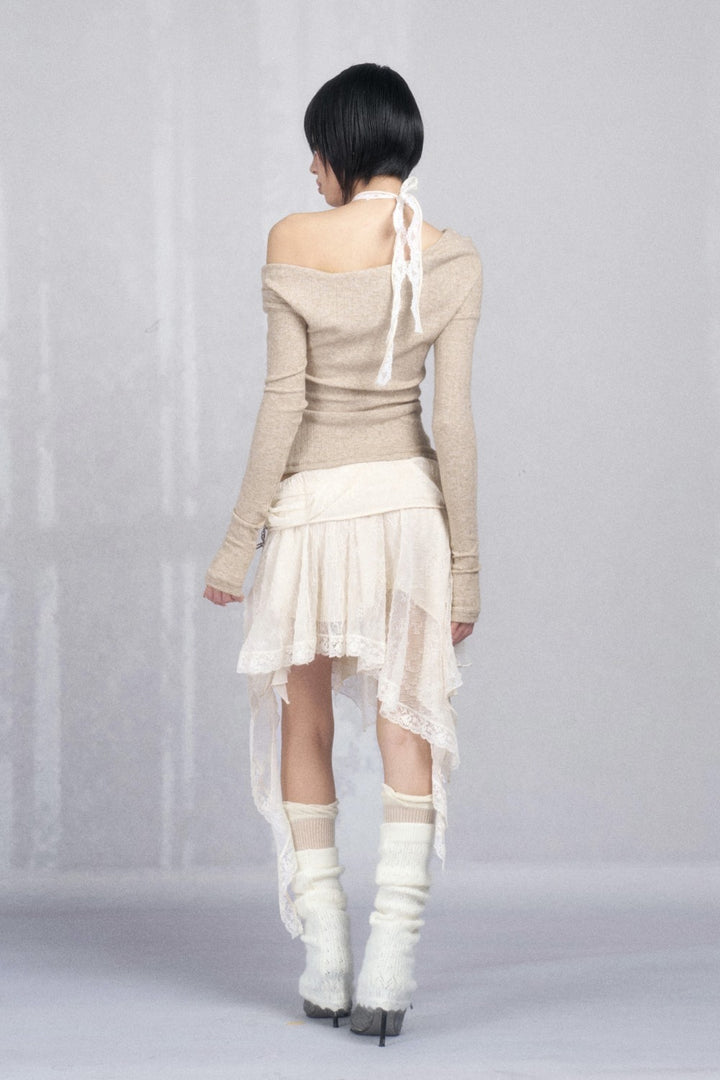 Clara Halter Knit Top