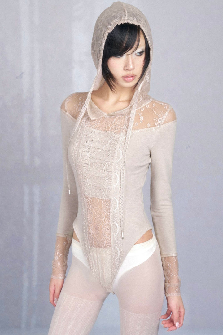 Elia Lace Hood Bodysuit