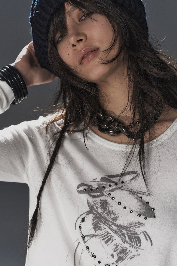 Shattered Rings Graphic Shirt