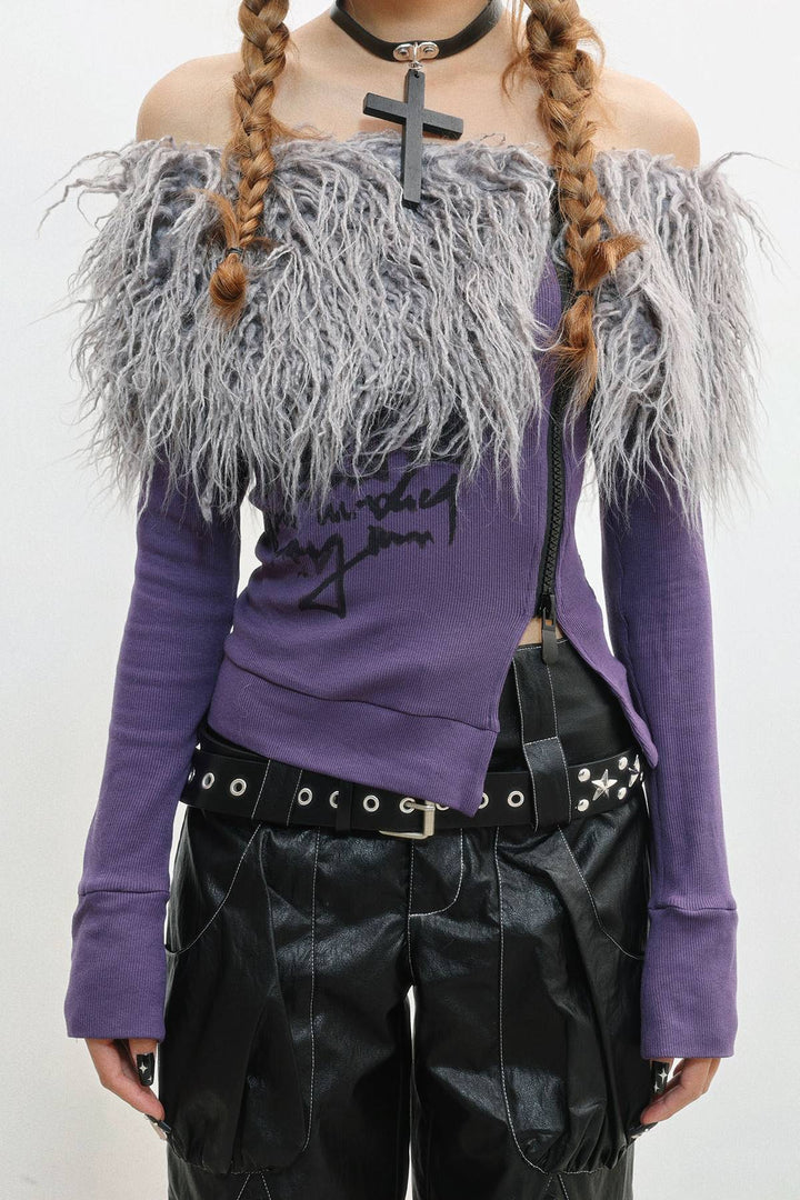 Soft Faux Fur Top