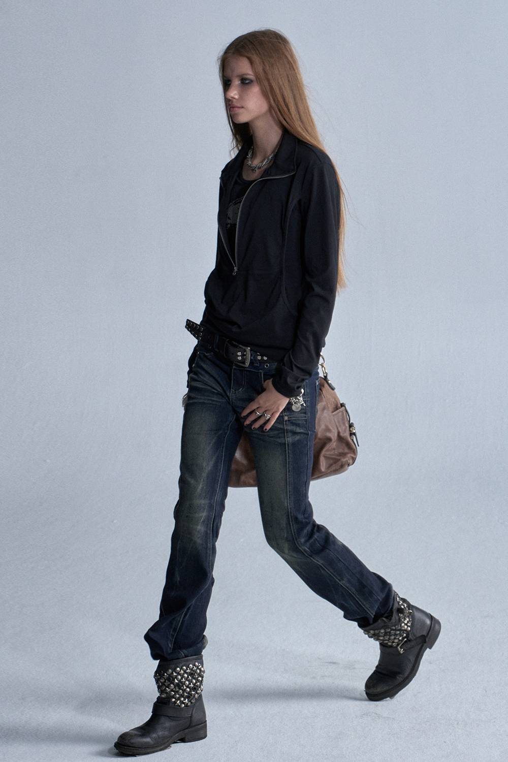 Relaxed Half Zip Top