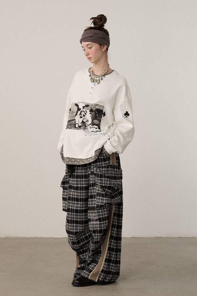 Printed Cotton Long Sleeve