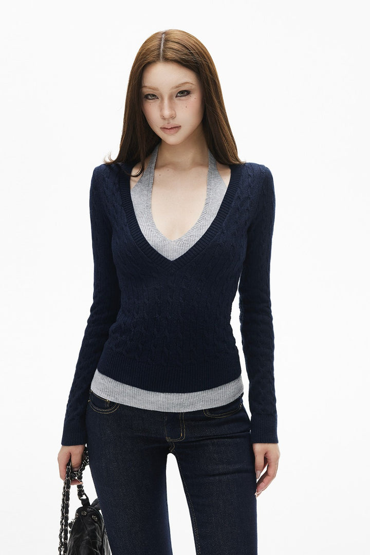 Mila Layered Knit Sweater