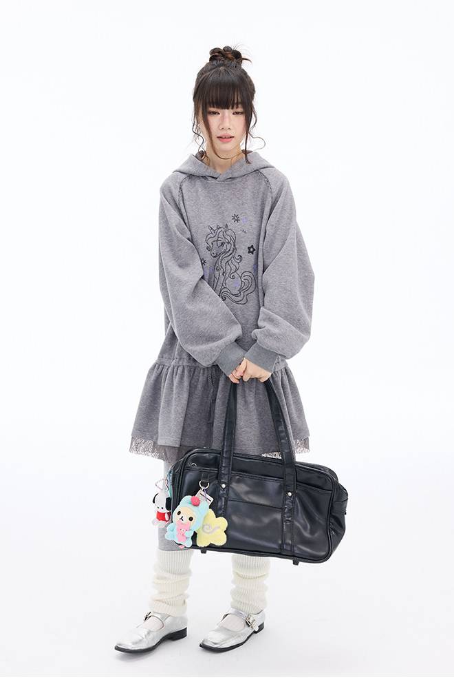 Unicorn Hoodie Dress