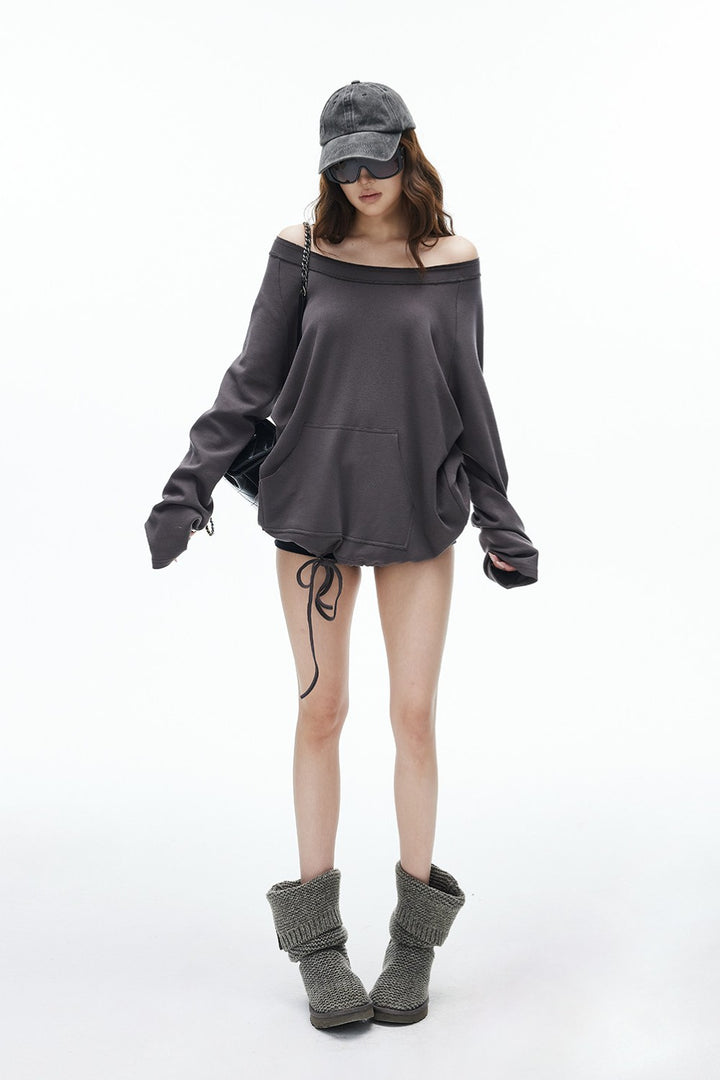 Aria Drawstring Lounge Top