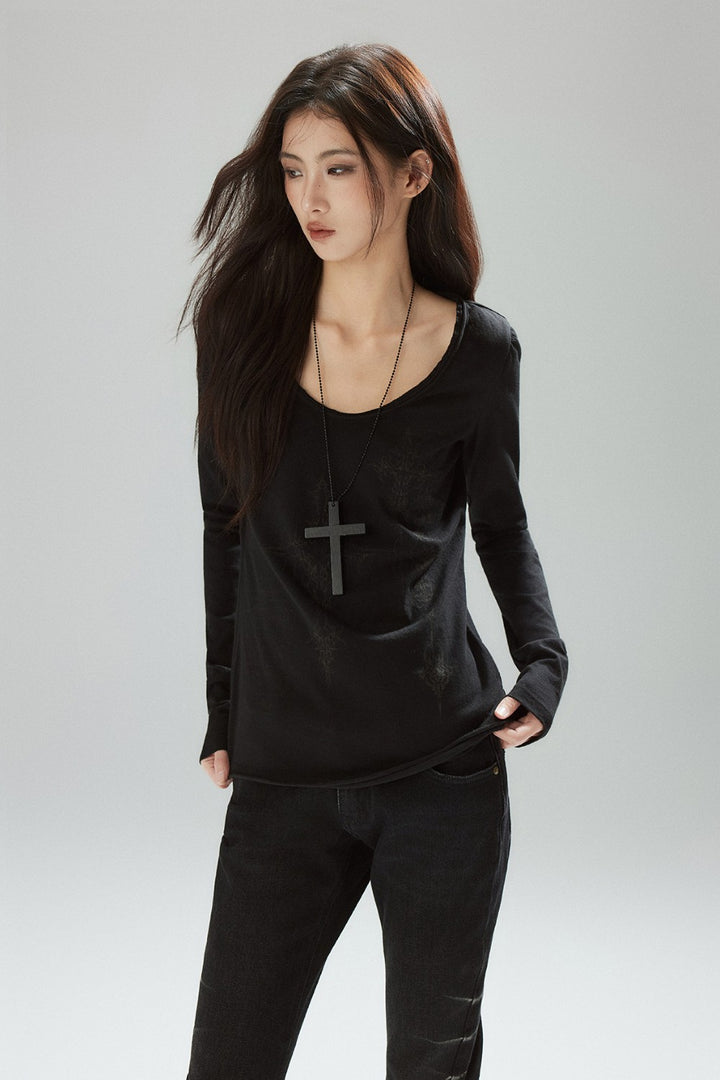 Vena Cross Print Shirt