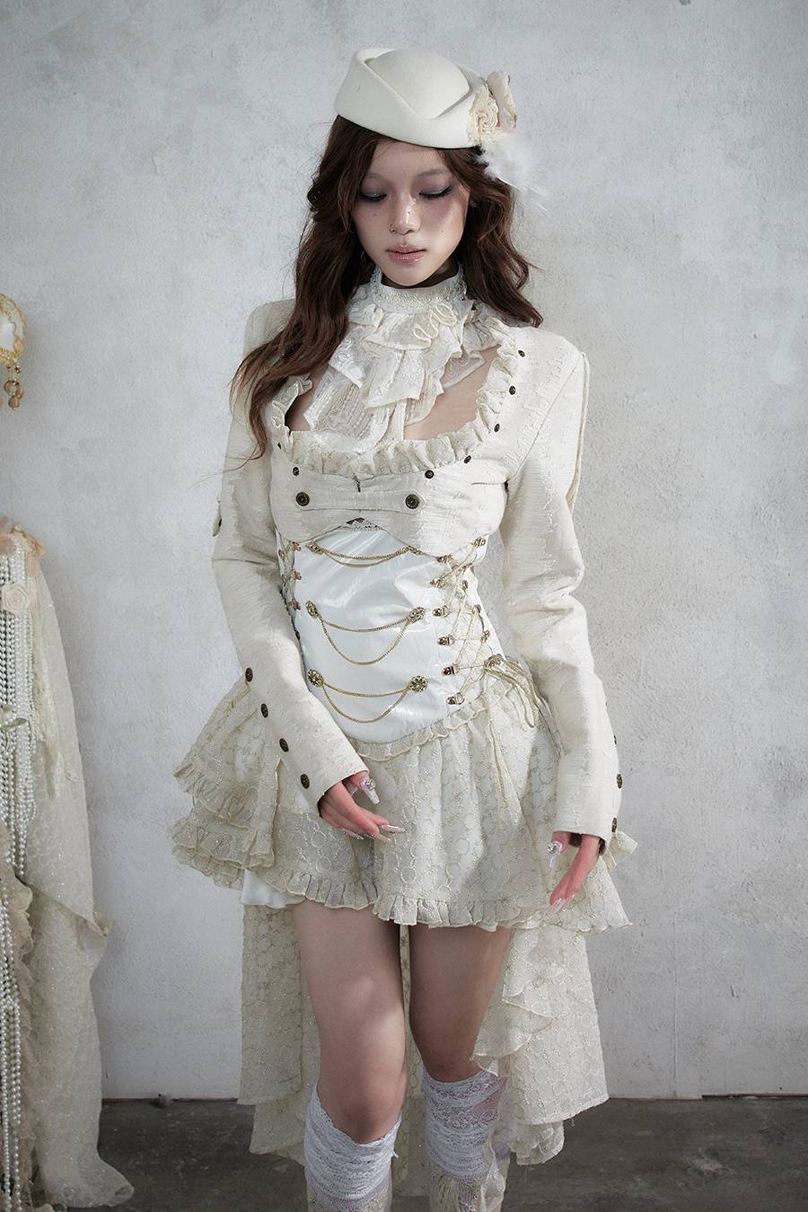 Cropped bolero-style jacket